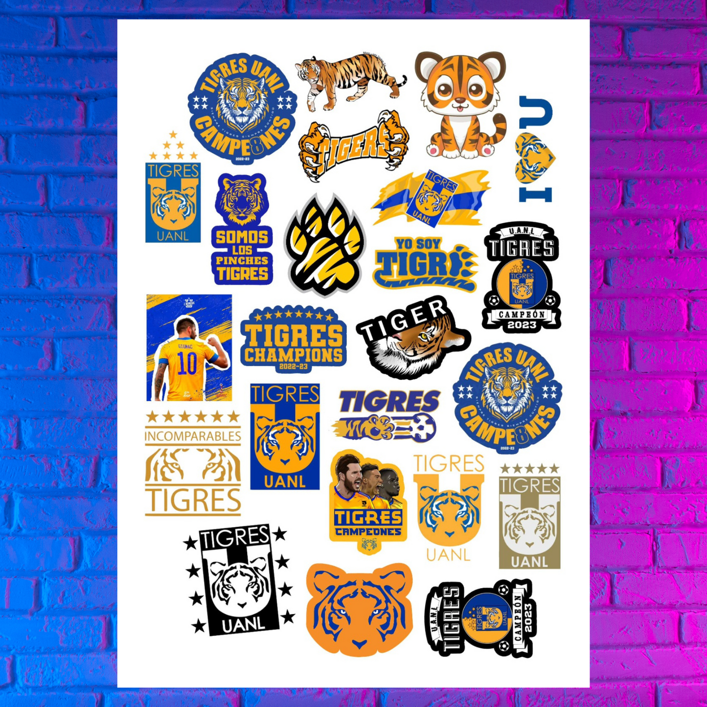 Stickers UANL Tigres