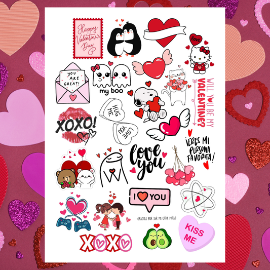 Stickers San Valentín 💘