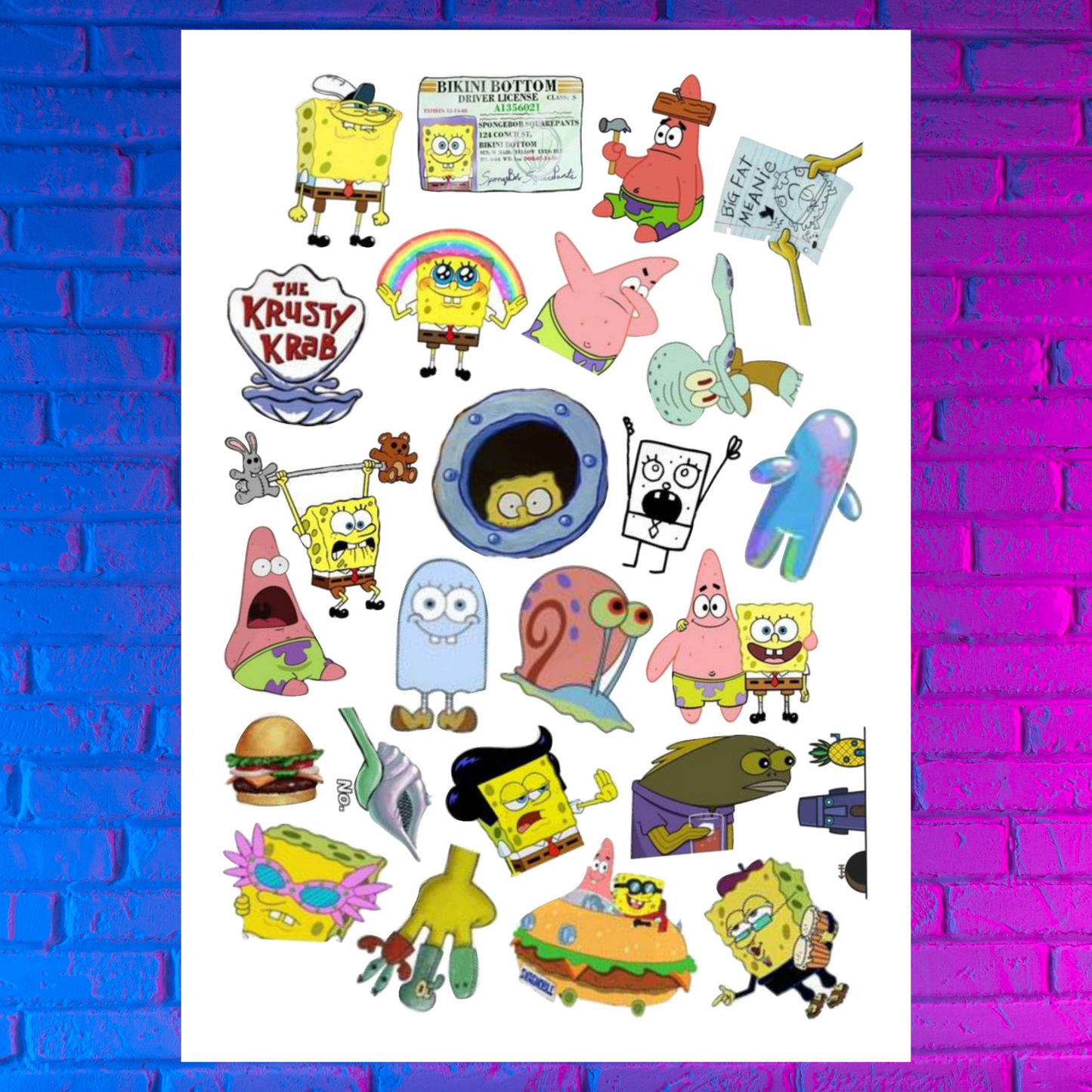 Stickers Bob Esponja 🧽