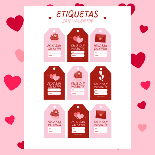 Tags San Valentín 💘